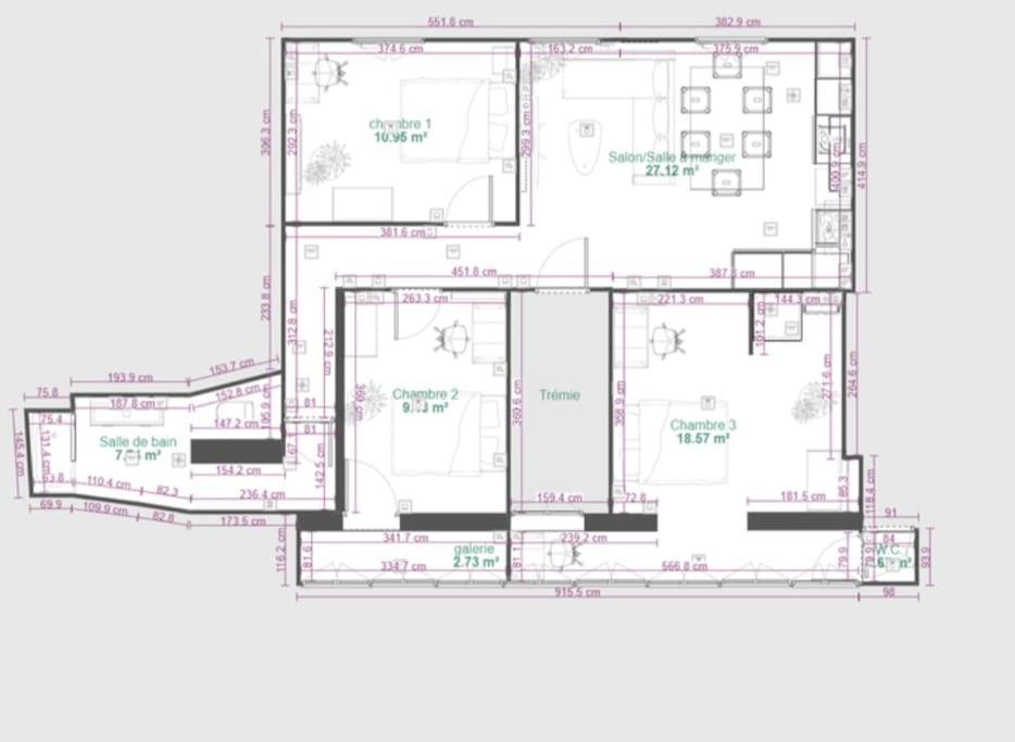 Cosy Queen - 3Ch - Hyper Centre & Parking Pau Exterior photo